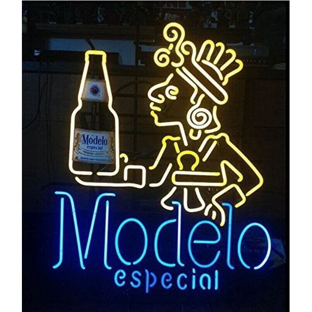 Modelo Especial Football Player Acrylic 20"x16" Neon Sign Lamp Light With Dimmer